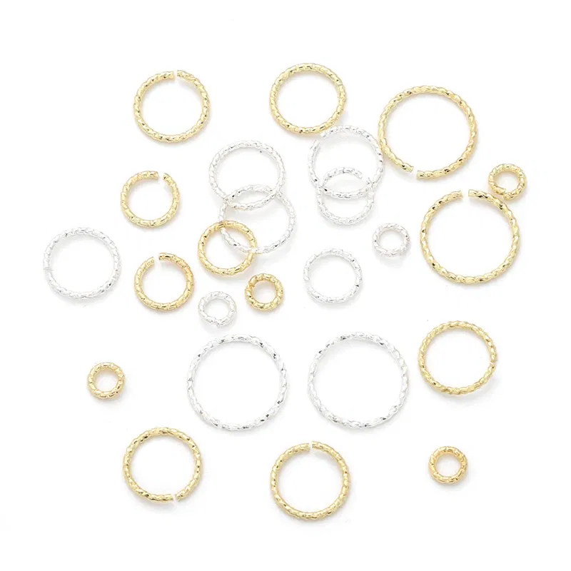 Color: black, Ships From: CHINA - 20pcs 4/6/8/10mm Silver/14K Gold Plated Brass Jump Rings Open Loops for Bracelet Necklace Earring DIY Jewelry Making Findings