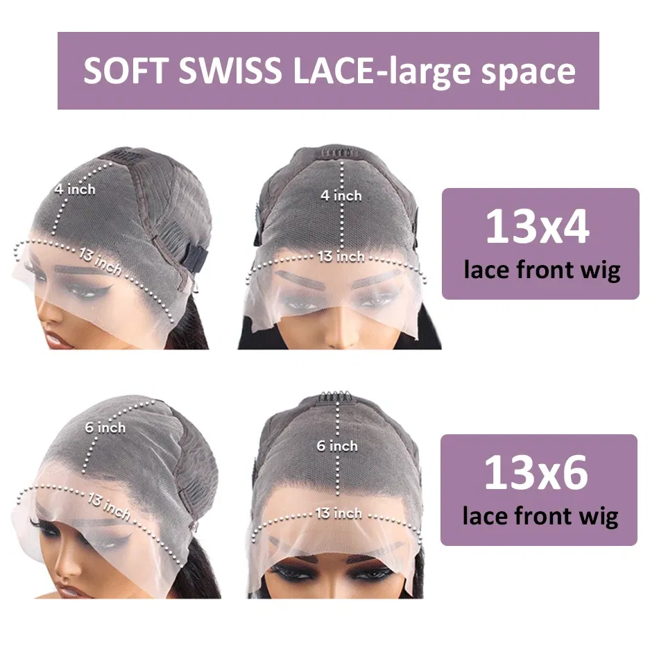 Color: 1B/30HL, Stretched Length: 34inches, Density: 220%, Ships From: CHINA - 30 40 Inch Hd Lace Wig 13X6 Human Hair Lace Frontal Wig Body Wave 13X6 Hd Lace Frontal Wig 13X4 Lace Front Human Hair Wigs