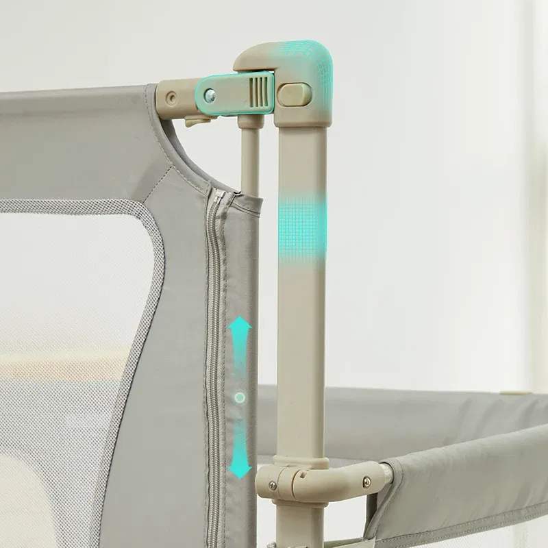 Color: Green, Ships From: CHINA - IMBABY Baby Safety Barrier Liftable Protective Side Bed 3 in 1 Baby Crib Portable Bed Rail Guard Sleeping Space for Baby Nest