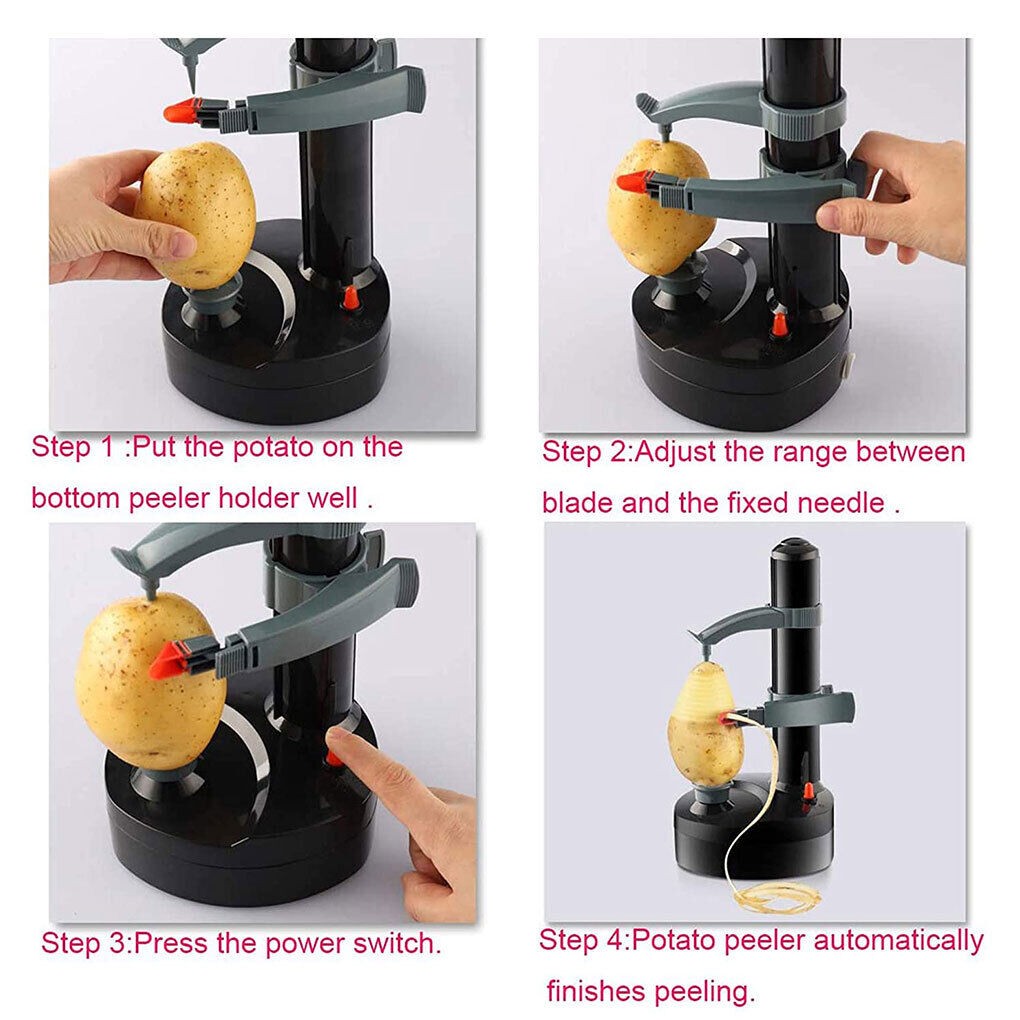 Multifunction Electric Peeler Automatic Stainless Steel Vegetable & Fruit Peeler