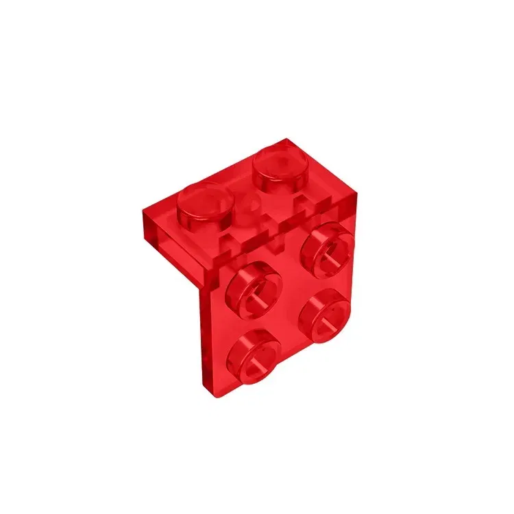 Color: SKY BLUE - Gobricks GDS-641 ANGLE PLATE 1X2 / 2X2 compatible with lego 44728 21712 92411 children's DIY Educational Building Blocks