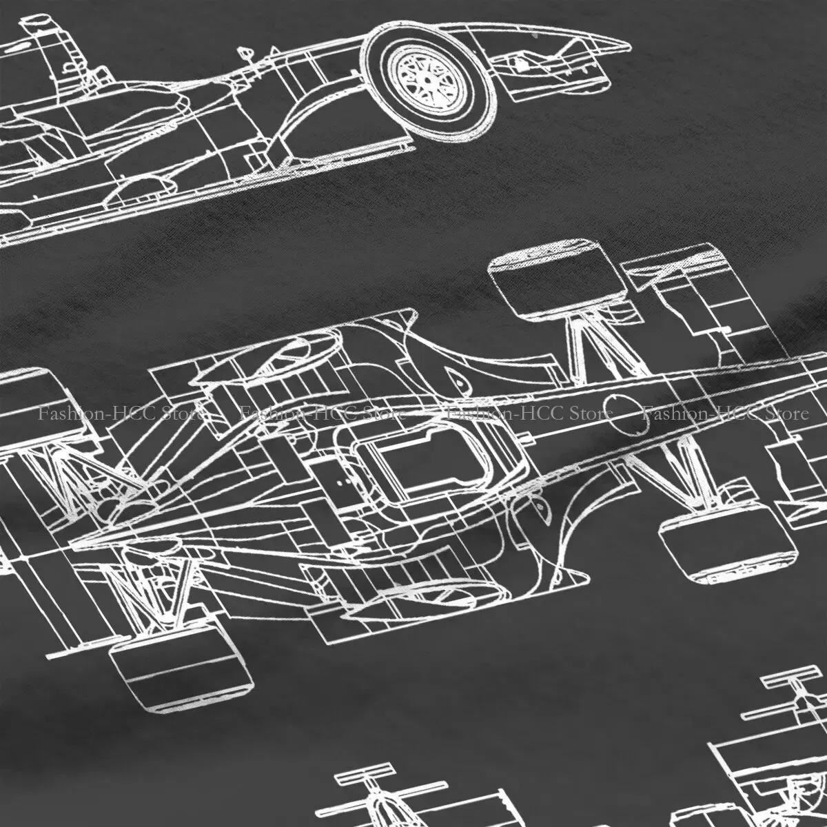 Color: black, Size: M - Race Car Project Special Polyester TShirt Formulate 1 Top Quality Creative Clothes  T Shirt Stuff