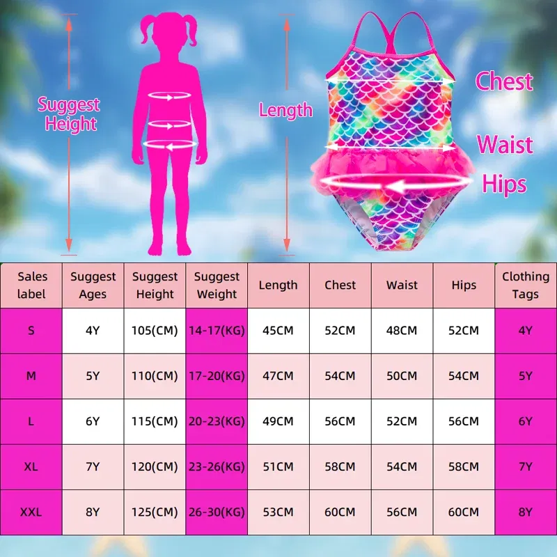 Color: Dark Grey, Kid Size: 6M - Lilo Stitch Girl Swimsuit Summer One-Piece Swimwear Beachwear Pool Mermaid Fish Scale Print Bikini Bathing Outfit Swimming Wear