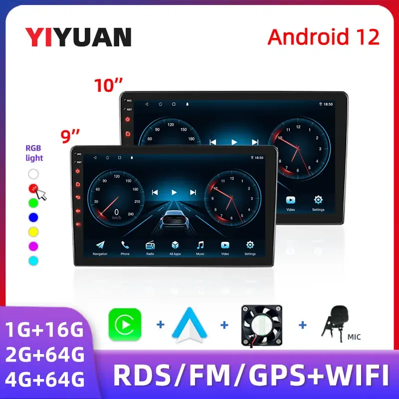 Color: Fuchsia, Ships From: CHINA - Car radio with GPS Multimedia player with Android 12 7/9/10''2 Din Universal Stereo Carplay AUTO for Volkswagen, Nissan, Hyundai