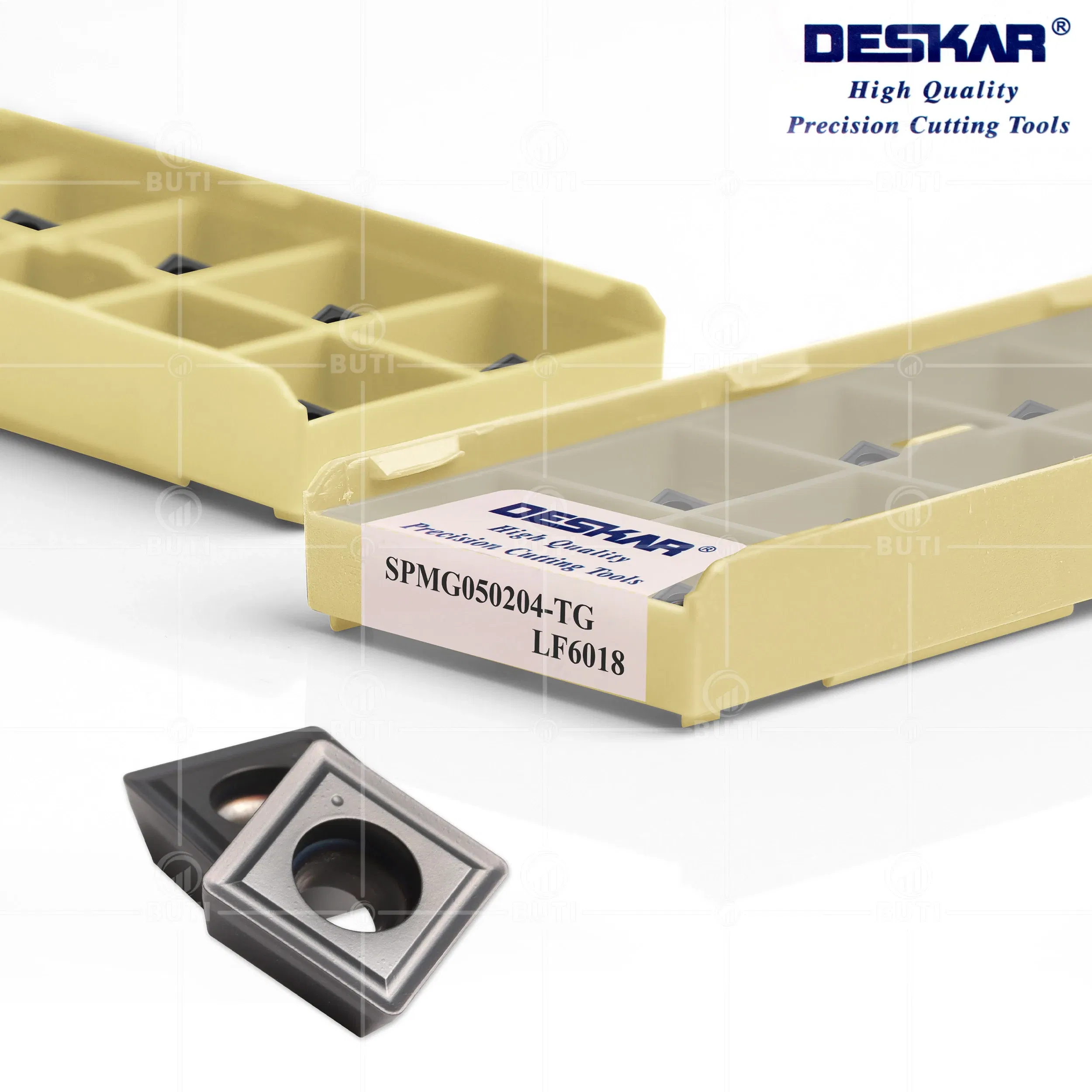 Shank Diameter: 6mm, Angle: 55?° - DESKAR100% Original SPMG050204 SPMG060204 SPMG07T308 SPMG090408 SPMG110408 TG LF6018 U Drill Carbide Inserts For Stainless Steel