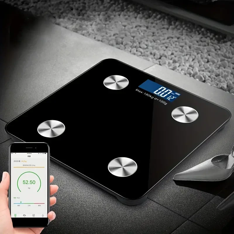 Accurate Smart Weight Scale - Digital Body Fat Analyzer For Home Bathroom