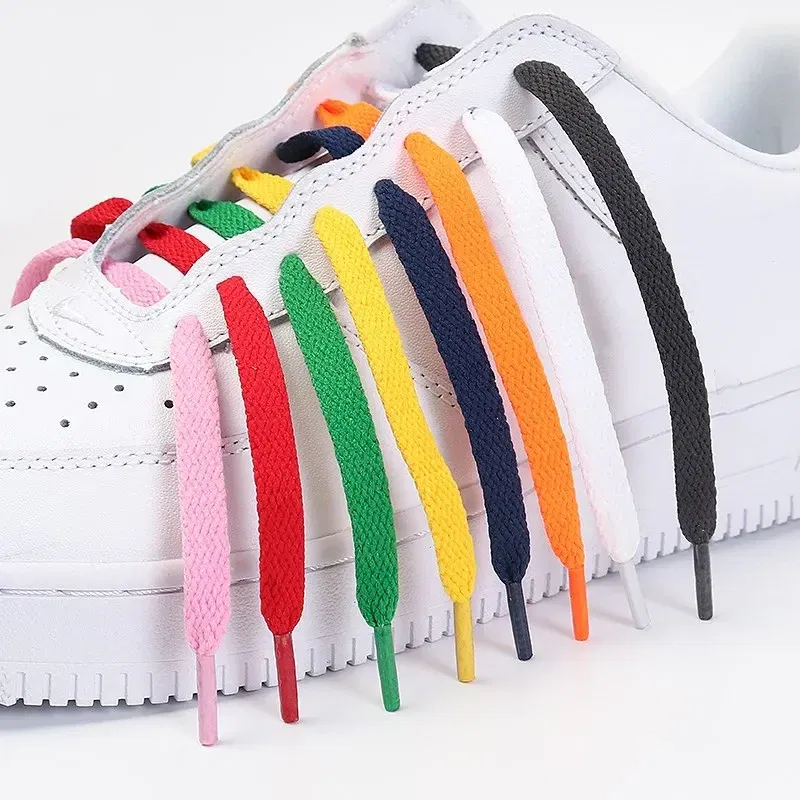 Color: Pink, Ships From: CHINA, Length: 120cm - 1pair Classic Shoe Laces Flat Shoelaces Fit Fashion Solid Sports Shoelace Casual Unisex Shoe Strings Shoe Accessories