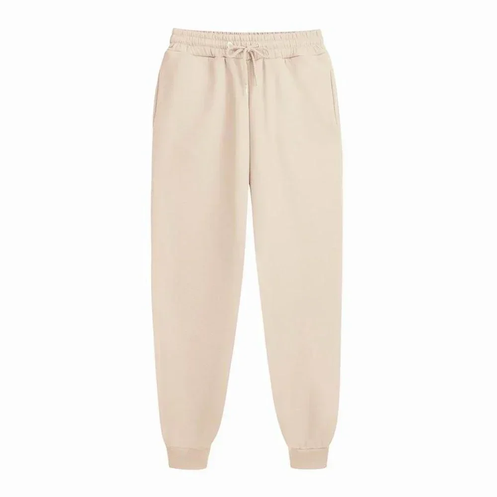 Color: army green, Size: XXL - Men's Casual Sweatpants Fleece Sports Pants Unisex Fashion Solid Loose Trousers Streetwear Autumn Winter Jogging Fitness Pants