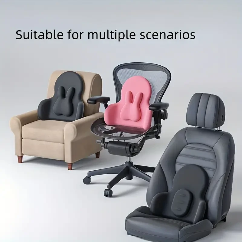 Ergonomic Car Neck & Lumbar Pillow Kit - Adjustable Support