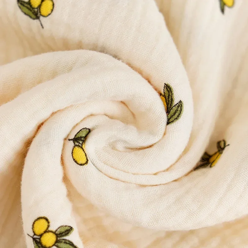 Color: green, Size: Option 1 - Baby Blanket Newborn Muslin Swaddle 2 Layer Cotton Bath Towel Summer Stroller Cover Wrap Gauze Toddler Sleep Blanket Baby Items