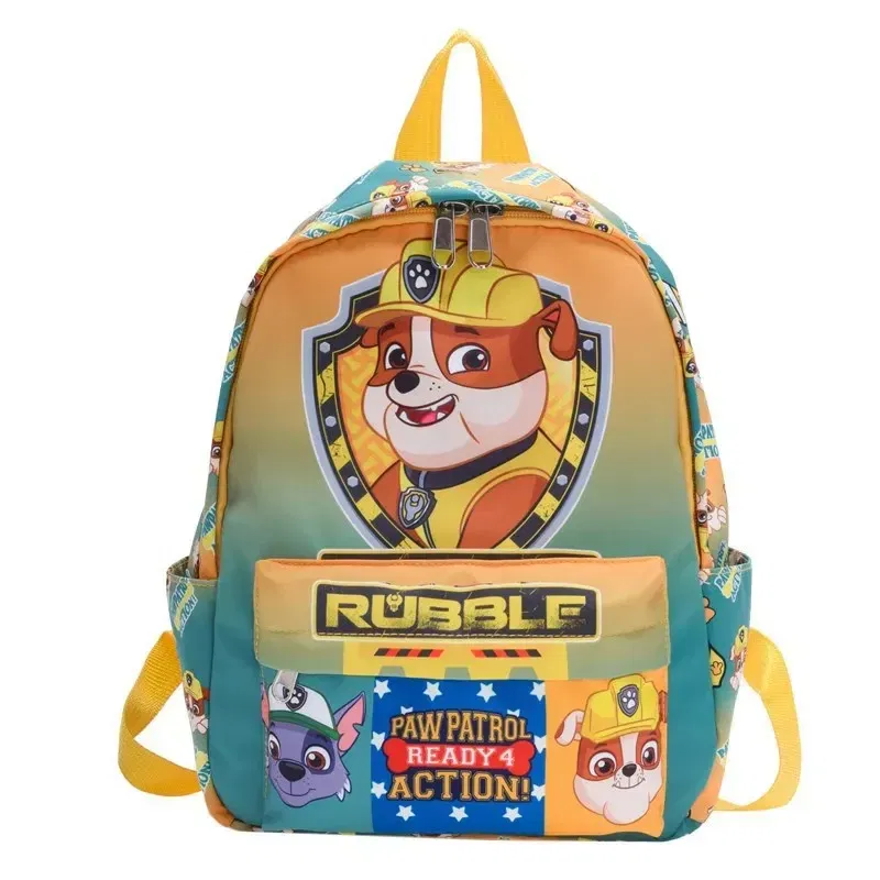 Color: black - PAW Patrol Original Backpack Skye Chase Schoolbag Anime Figure Boys Girls Puppy Patrol Doll Cute Cartoon for Children Toys Gifts