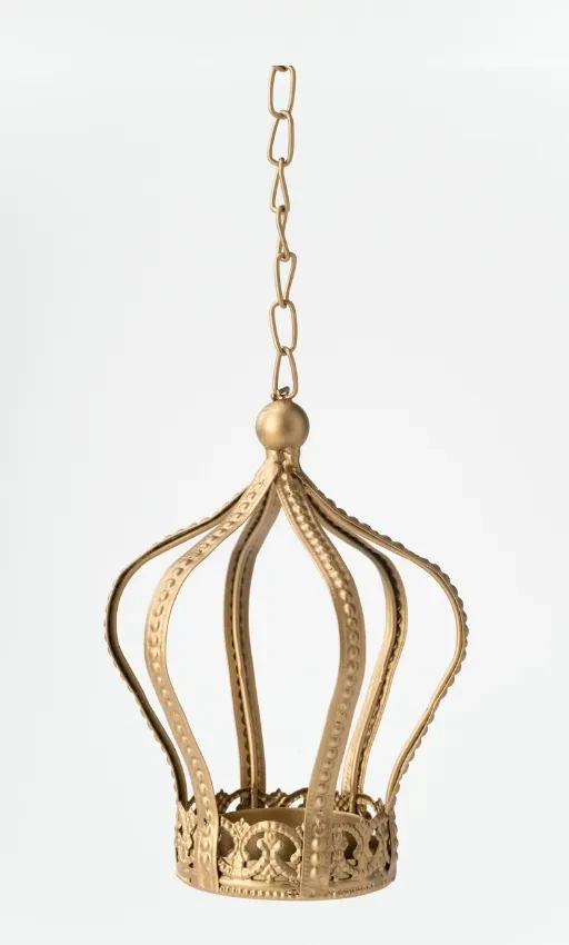 gold metal candle holder for home decor