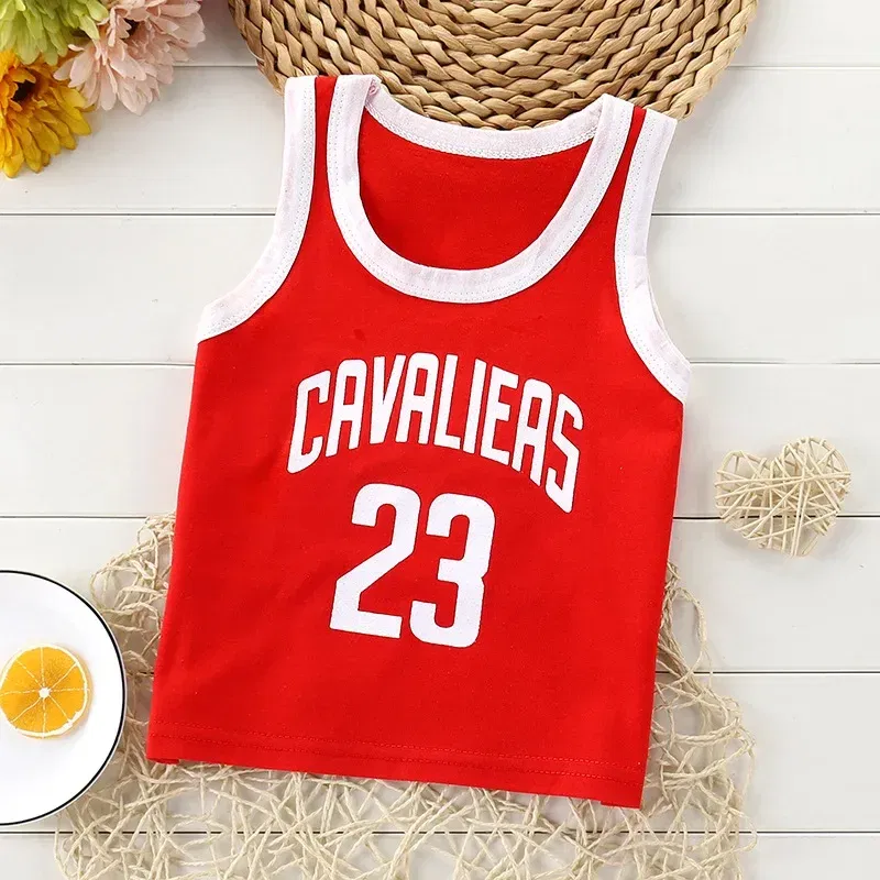 Color: black, Kid Size: 8 - Summer Kids Tops Clothes Tank Sleeveless Breathable Cotton Children T-shirt Vest Top Clothing Outfit Cartoon Boys Girls 0-7Years