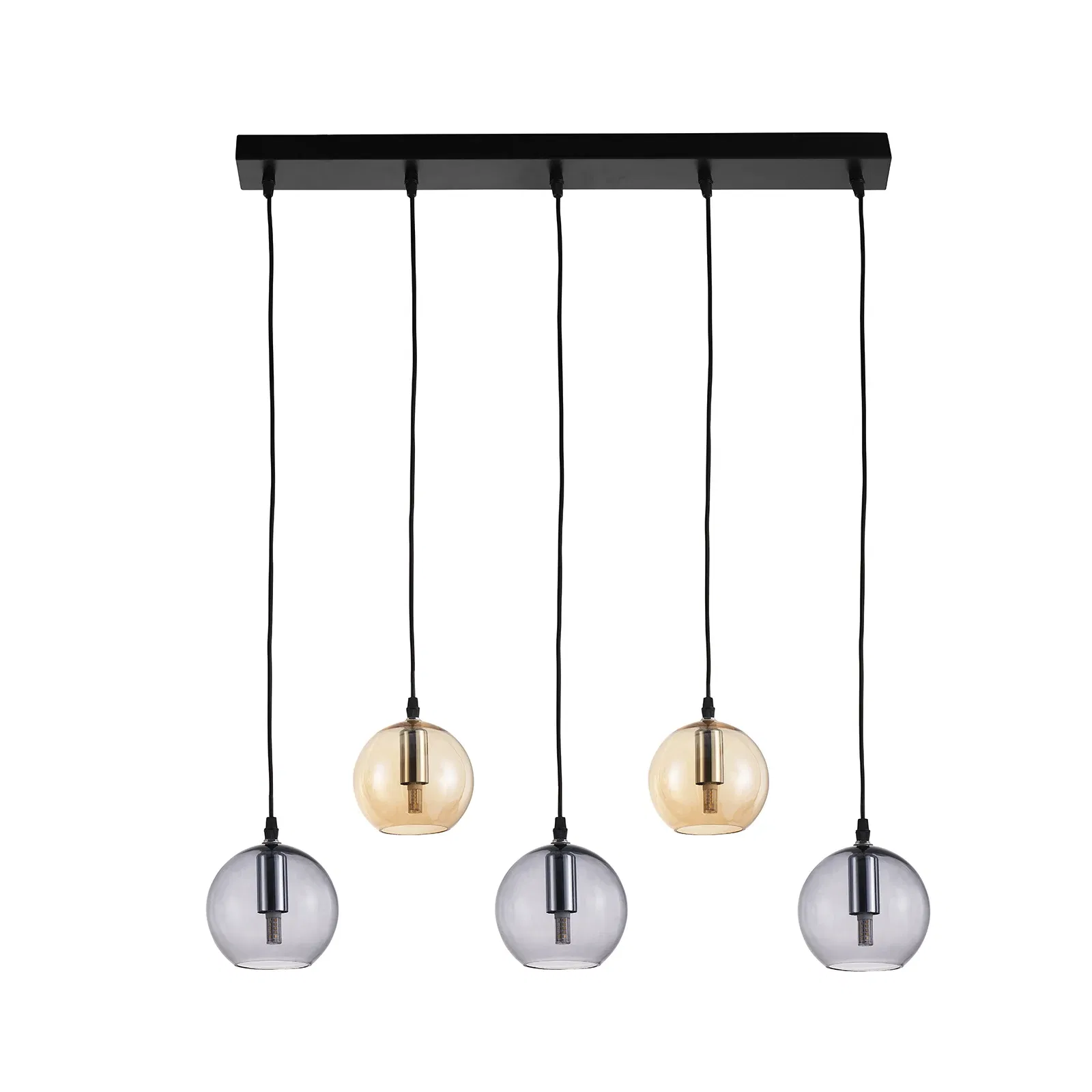 Body Color: Light Grey, Ships From: CHINA - Nordic bar pendant light simple modern bedroom bedside light exquisite G9 living room light glass light with light bulb