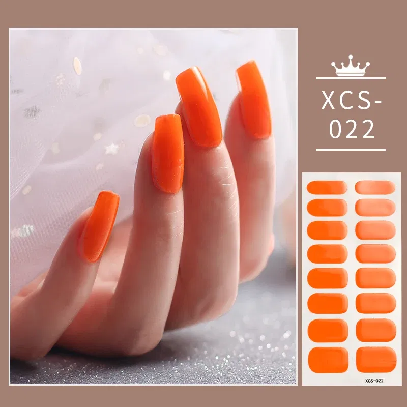 Color: WHITE - 1pc Nail Art Sticker Laser Shiny Sequins Polish Wraps Double Ended Adhesive Strips Fashion Stickers Manicure Decor