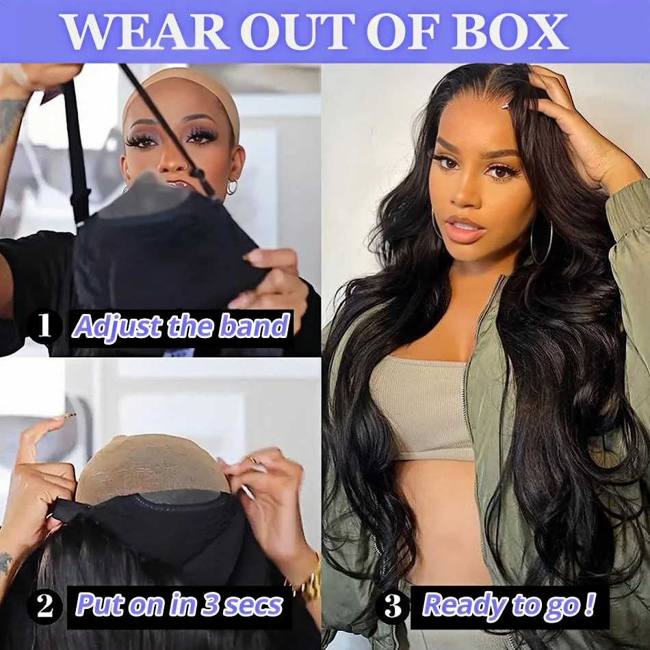 Stretched Length: 20inches, Hair Color: #4, Density: 150%, Ships From: CHINA - Body wave Wigs Glueless Wig Human Hair Ready To Wear 5x5 Lace Frontal Wig 4x4 Brazilian Closure Wig For Women Lace Front Wigs