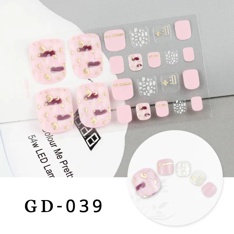 Color: Diamond D Color - Colorful Nail Stickers Foot Shiny Glitter Nails Charms Full Cover Self-Adhesive Nail Polish Stickers for Nails Art