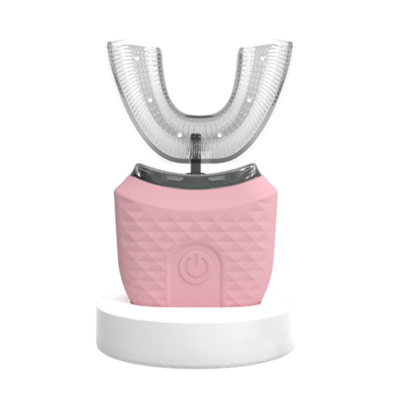 U-Shaped Ultrasonic Childrens Electric Toothbrush 360 Whitening Silicone Automatic Toothbrush