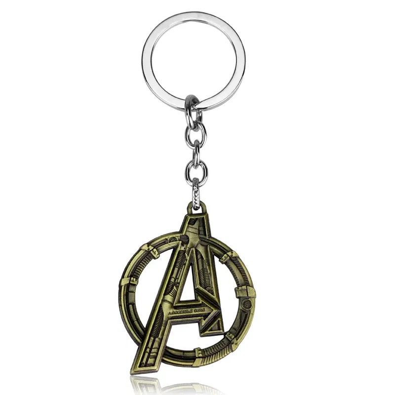 Color: black, Ships From: CHINA - Marvel Logo Keychain The Avengers Figure Captain America Backpack Key Holder Jewelry Accessories Keyrings for Fan Gifts