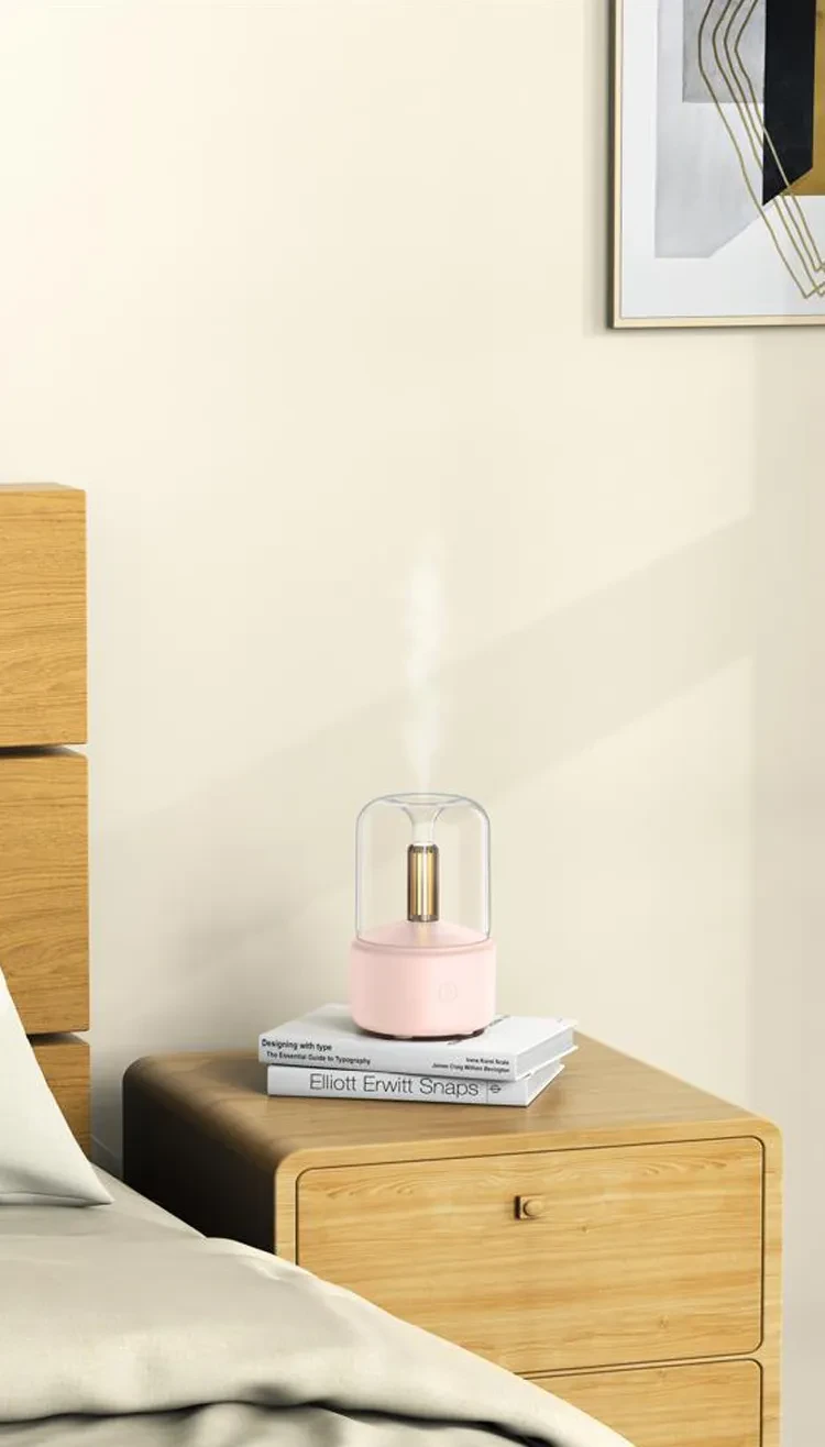 Light Humidifier Candlelight Aroma Diffuser