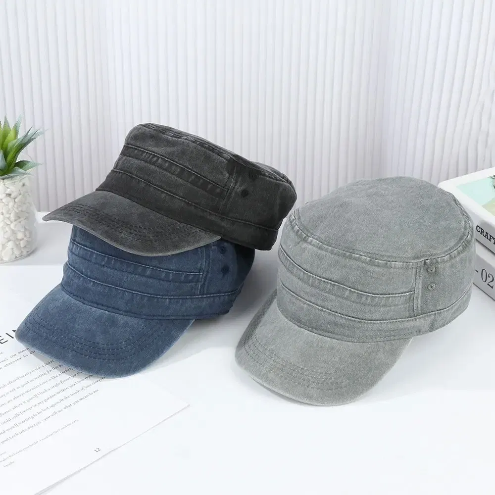 Color: black - 1PC Camouflage Army Hat Men Women Baseball Cap Camo Military Cadet Combat Fishing Cap