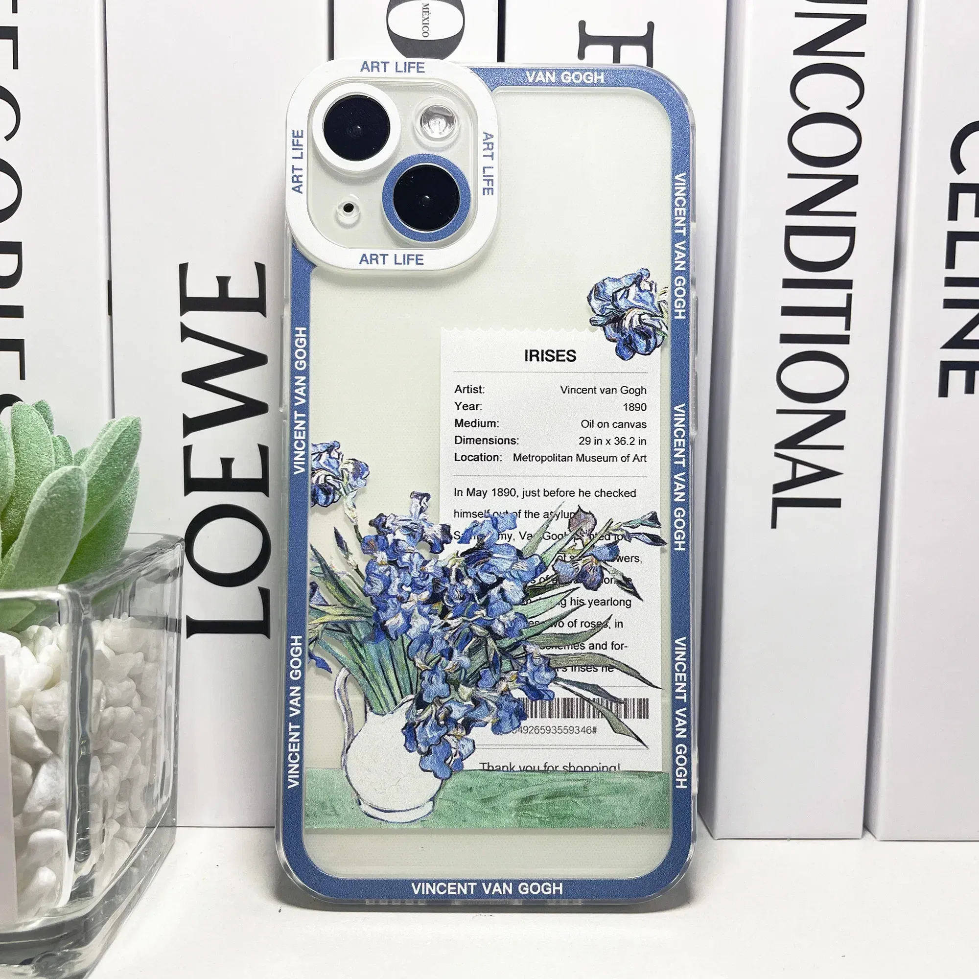 Color: Blue, Material: ABS - Van Gogh Sunflowers The Starry Night Art Aesthetic Phone Case For Samsung Galaxy S10 S20 S21 S22 S23 S24 FE Plus Ultra Note 20