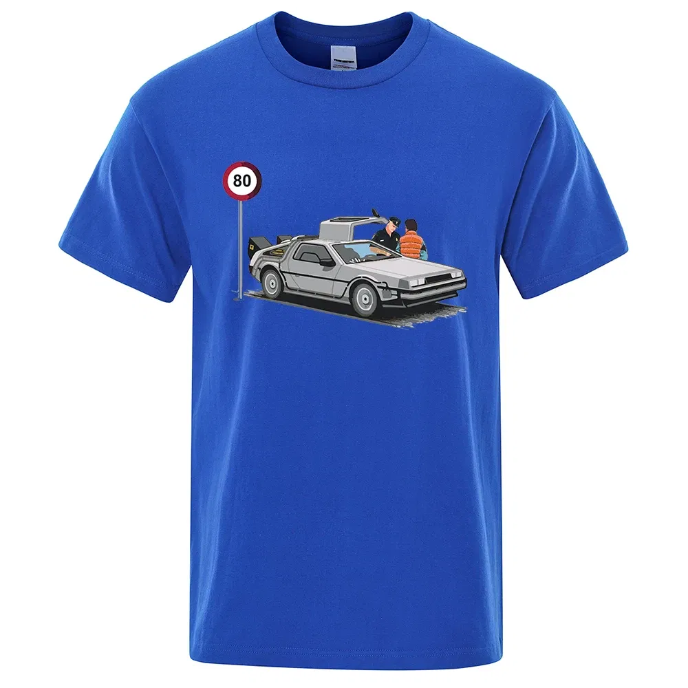 Color: GRAY, Size: XXS - I Was Caught Speeding Funny Printed T-Shirts Men Fashion Casual Short Sleeves Loose Oversized T Shirt Breathable Cotton Tees