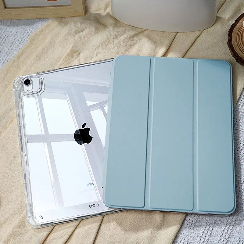 Color: Blue, Size: Sixteen - For 2025 iPad Air 11 Case iPad 10th Generation 11th A16 9th Cover Gen iPad Pro11 4 5 10.9in 12.9 M2 M3 M4 Pencil Holder Case