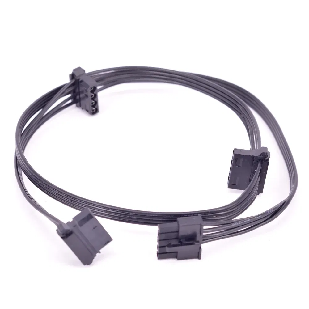 Color: Gold, Cable length: Other - For Cooler Master V Series V850 V1000 V1200 ATX 24 Pin CPU PCI-e 6 6+2 8 Pin Peripheral 4 Pin SATA Power Supply Cable