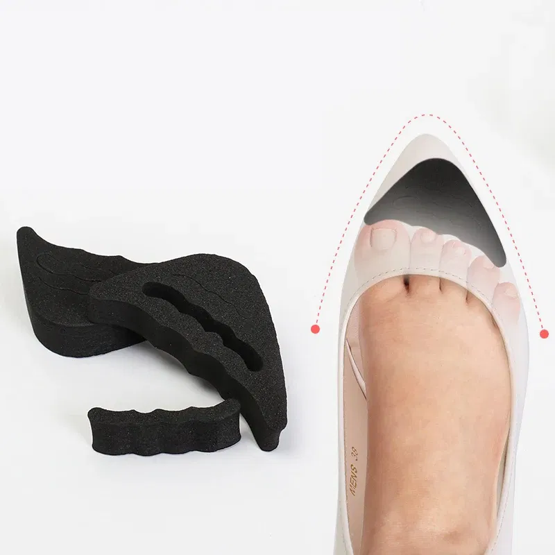 Color: GRAY, Ships From: ITALY - High Heel Toe Plug Insert Shoe Big Shoes Toe Front Filler Cushion Pain Relief Protector Foot Care insert Women Shoes Accessories