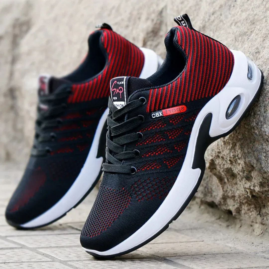 Color: Blue, Shoe Size: 40 - sneakers Men 2025 new men's shoes lace-up running shoes Light casual sneakers