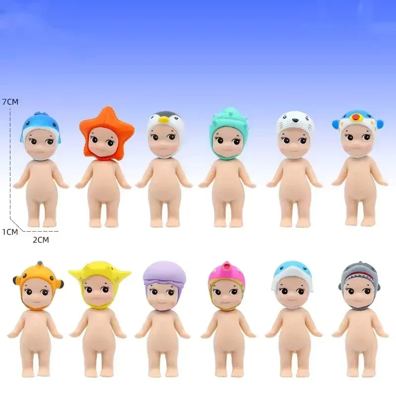 Color: Red - 2025new Blind box Bo?®te aveugle s?©rie animaux ange oc?©an,