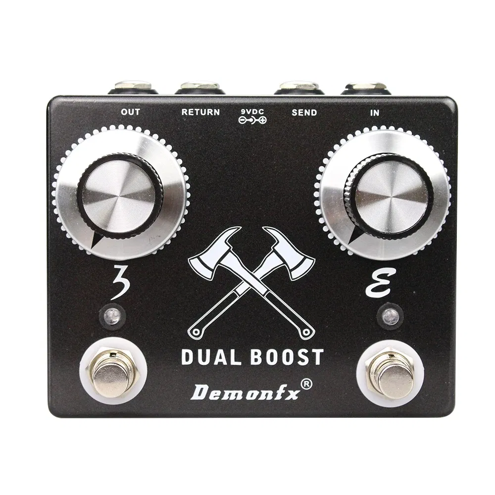 Color: Clear - Demonfx High quality Guitar Effect Pedal Wah Distortion Overdrive Delay Reverb Compressor Booster Pedal