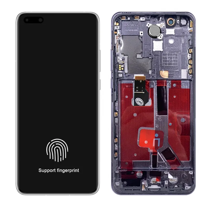 Color: Blue Lotus, Ships From: CHINA - Top A+ 6.58"NEW P40 Pro Screen Replacement for huawei P40 Pro LCD display ELS-NX9 ELS-N04 Touch Screen Digital with Frame