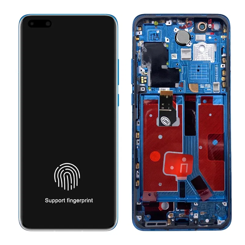 Color: Blue Lotus, Ships From: CHINA - Top A+ 6.58"NEW P40 Pro Screen Replacement for huawei P40 Pro LCD display ELS-NX9 ELS-N04 Touch Screen Digital with Frame