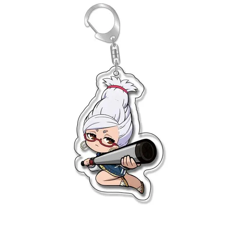 Color: PURPLE - Anime Dandadan Momocute Cartoon Key Ring Keychain Jewelry Girl Pendant Fashion Children Gift Accessories Bag Charms Acrylic