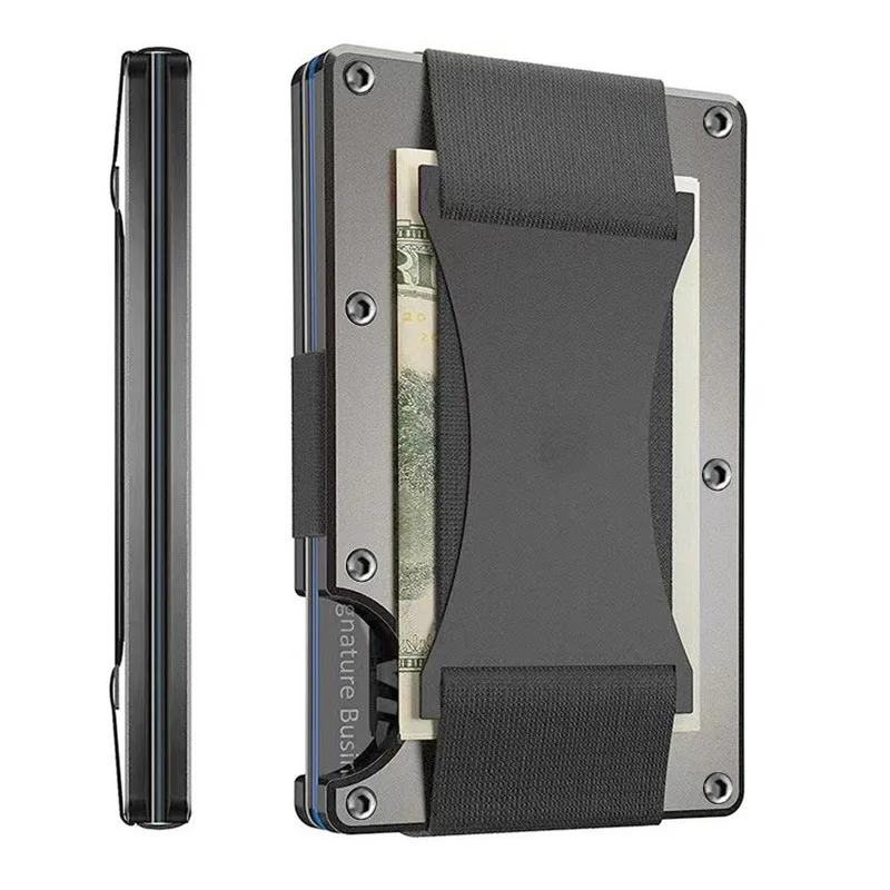 Color: green, Ships From: CHINA - Forged Carbon Fiber Mini Slim Wallet case organizer for Men Cartera Tarjetero Hombre Cashback Credit Card Holder Luxury gift