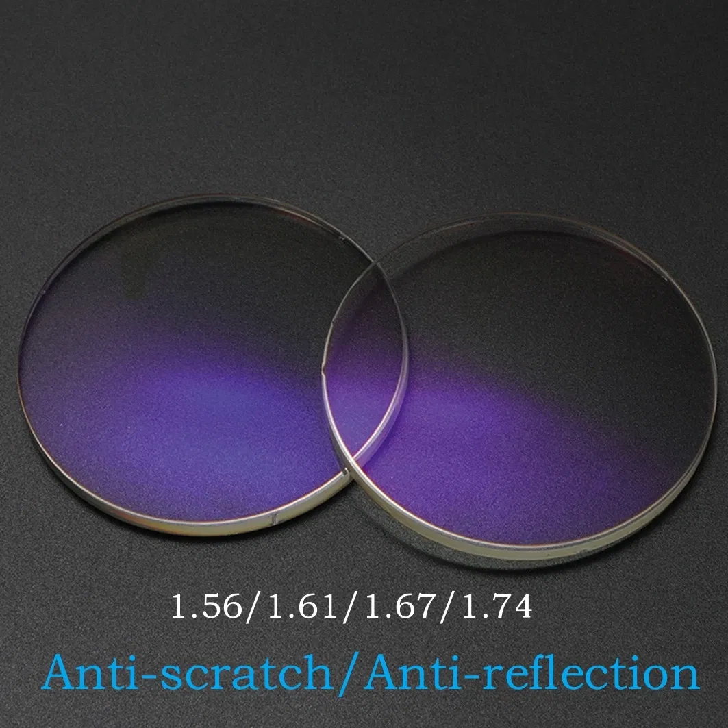 Lenses Color: Green, Lens Index: 1.67 - MOMOJA 1.56/1.61/1.67/1.74 Anti-blue Light Anti-glare Anti-scratch Computer Driving Myopia Hyperopia Astigmatism Optical Lenses