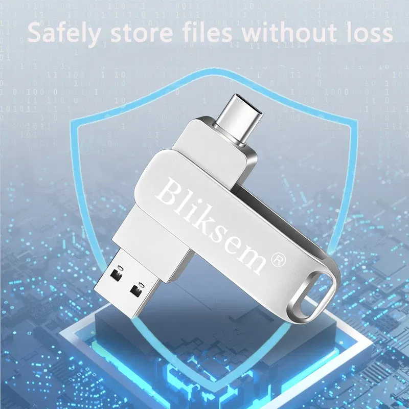 Pen Drive 64GB OTG 128GB Type C USB 2.0 Flash Drive External Memory Stick for SmartPhone MacBook Tablet
