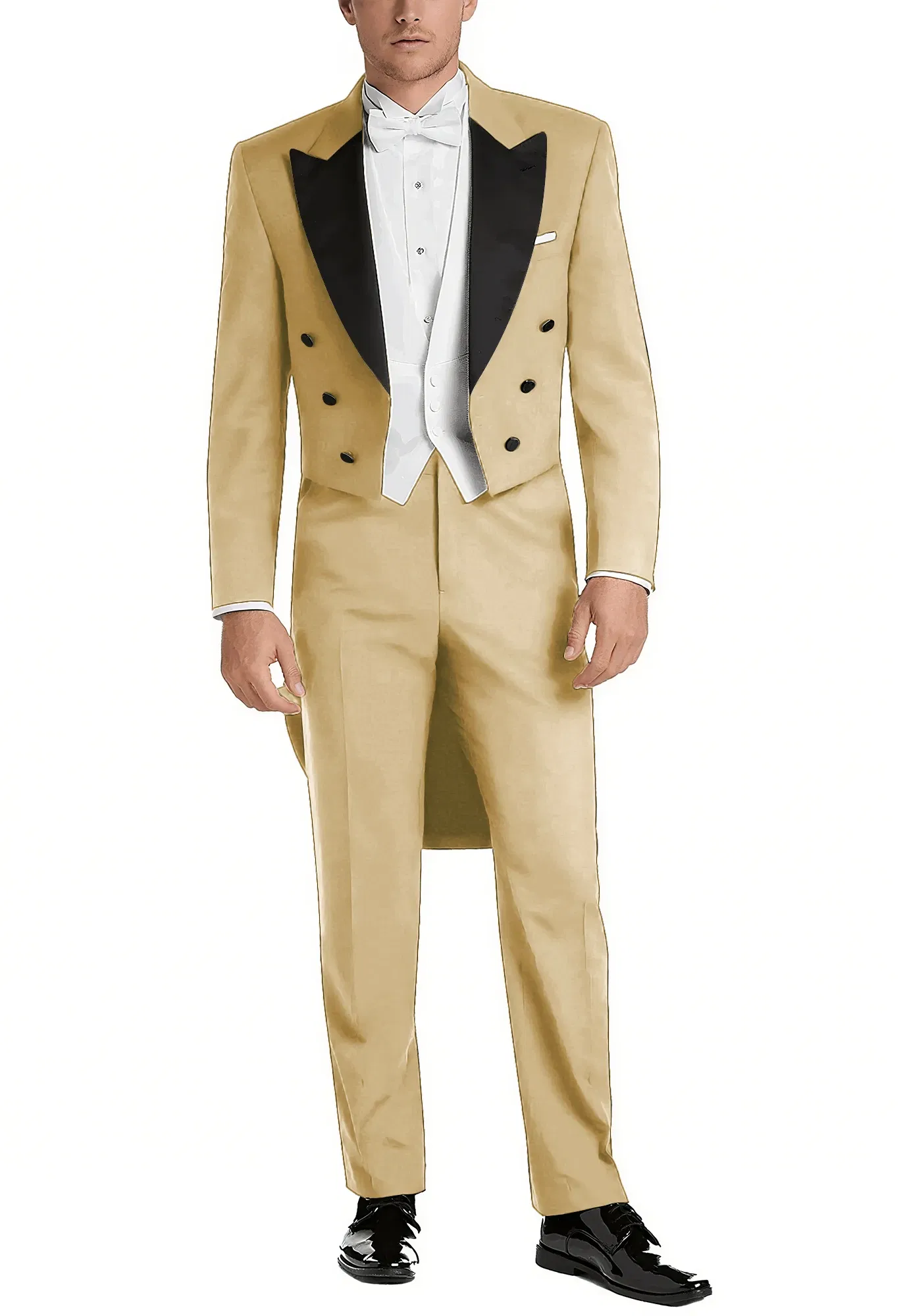 Color: green, Size: XXXL - Italy Style Aristocratic Men Suit Three Pieces(Jacket+Pants+Vest) Hot-selling High-quality Double Breasted Male Clothing
