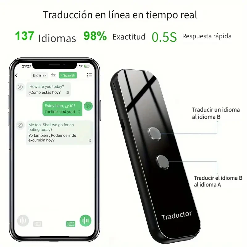 Portable Two-Way Instant Translator Device