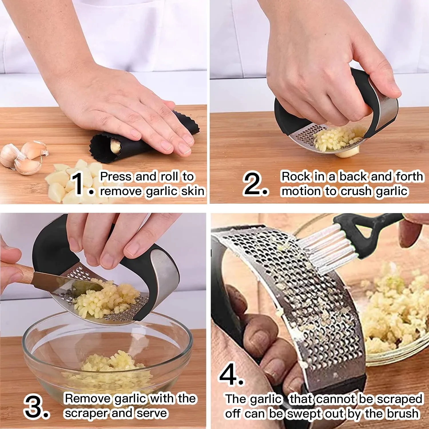 Stainless Steel Garlic Masher Garlic Press