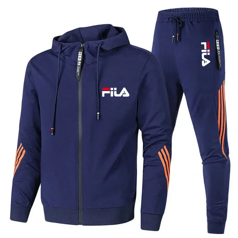 Color: green, Size: M, Ships From: CHINA - Men's spring and Fall outdoor zipper jacket + sweatpants jogging set Casual basketball fitness two-piece set