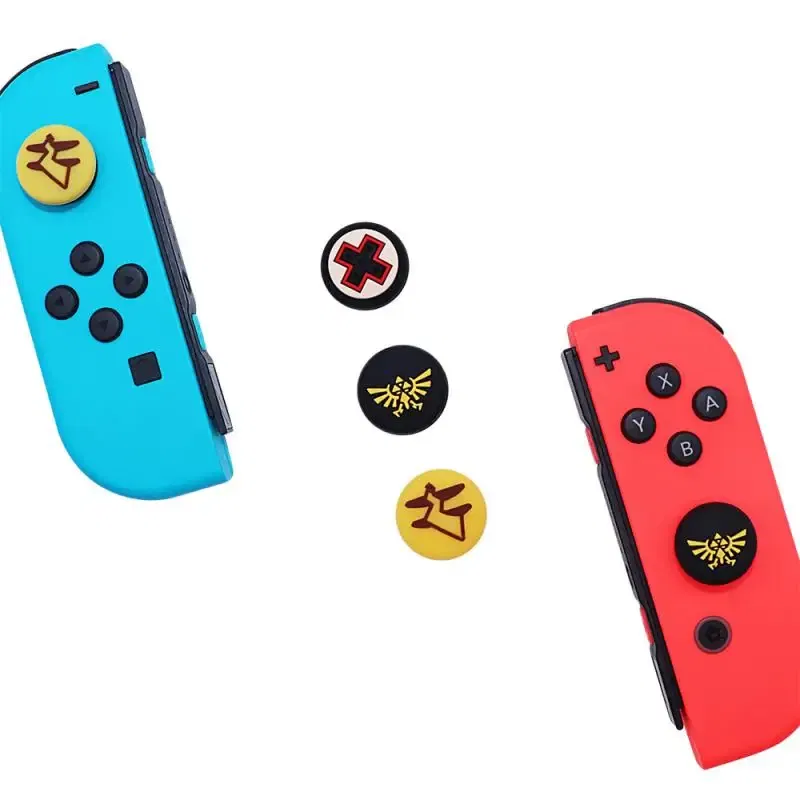 Color: Gold, Ships From: CHINA - for Nintendo Switch Joycon Thumbstick Caps Silicone Rocker Case Joystick Cover Protective Cover Joy Con Grip Cap for Switch OLED