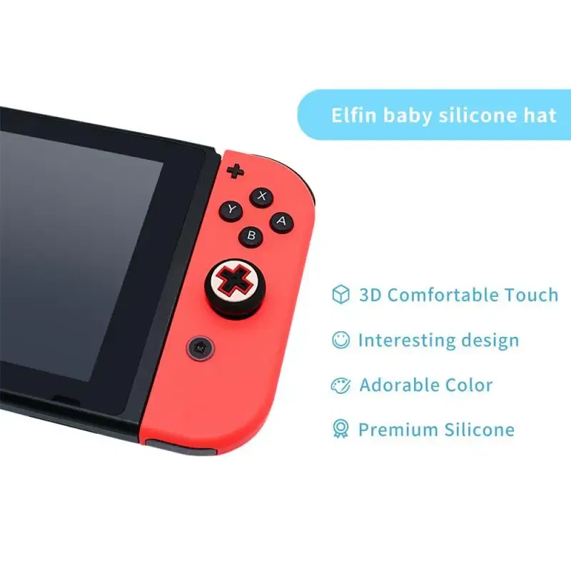 Color: Gold, Ships From: CHINA - for Nintendo Switch Joycon Thumbstick Caps Silicone Rocker Case Joystick Cover Protective Cover Joy Con Grip Cap for Switch OLED