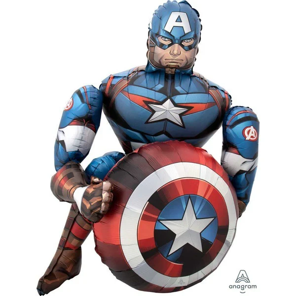 Foil Balloon - AirWalker Avengers Captain America (99cm)