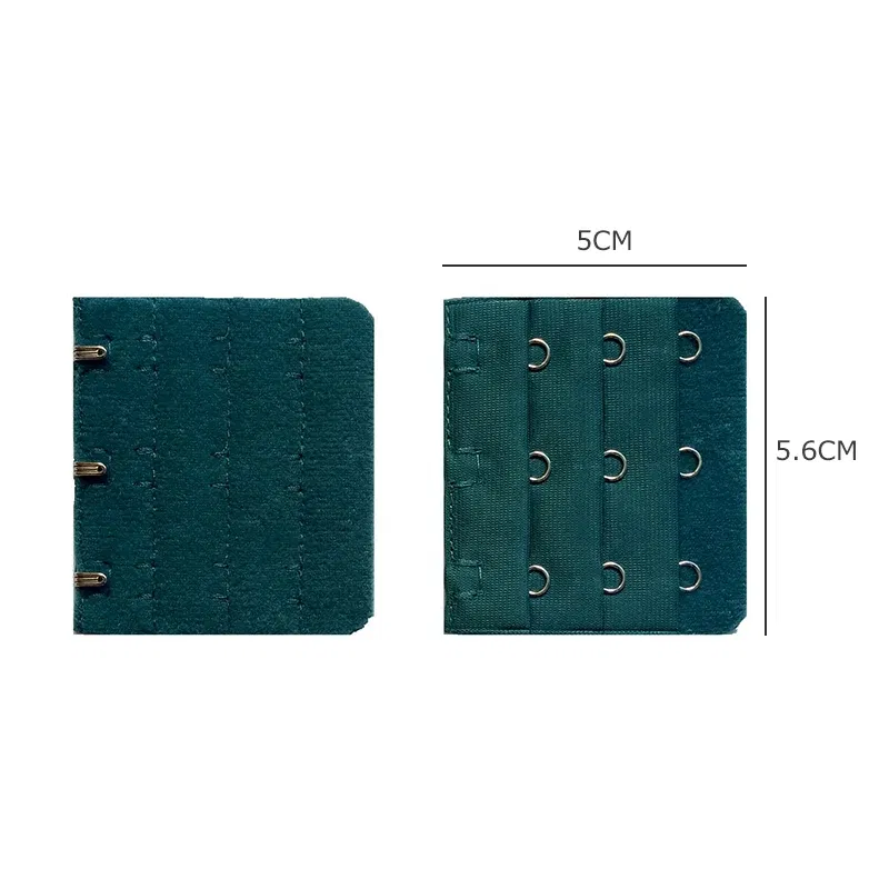 Color: Antique Brass - 3Pcs 5cm Back Bra Extender Clip Extension 3 Row 3 Button Bra Strapless Extensions Women's Underwear Expander Bra Lengthen Hook