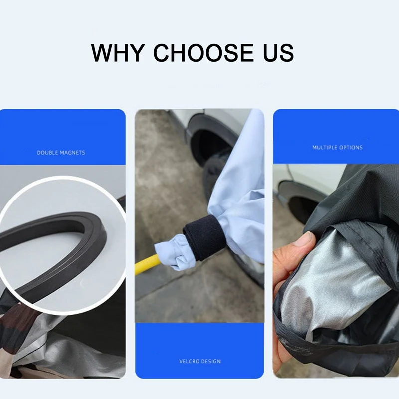 Color Name: black - Electric Vehicle Charging Plug Covers Waterproof Cloth Rain Cover EV Charger Adapter Protector Car Charging Port Safe Protection