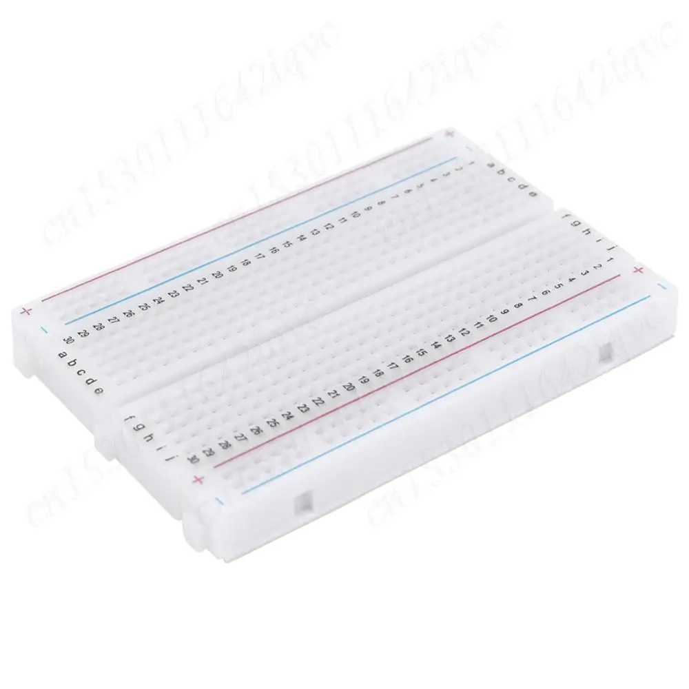 Color: MAROON, Ships From: CHINA - 1-10Pc 400 Tie Points Solderless PCB Breadboard Spliceable Universal MB102 Breadboard DIY Bread Board for Experiment Test Robot