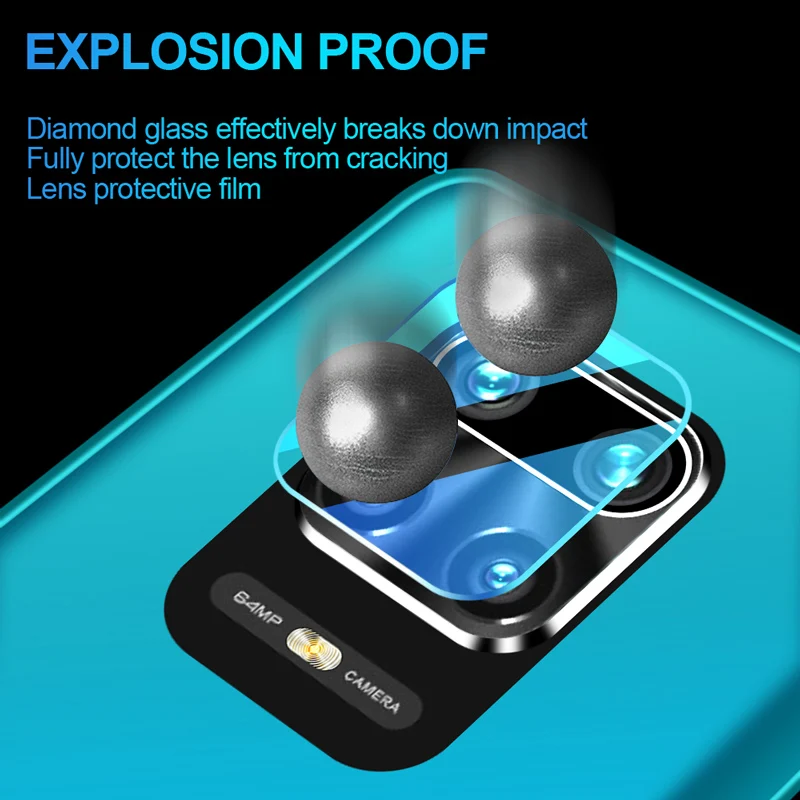 Color: Brown, Bundle: Bundle1 - camera lens protective glass for xiaomi mi 10t poco x3 nfc m3 pro redmi note 10 9 pro 10s 9s 9a 9c 9d full screen protector film